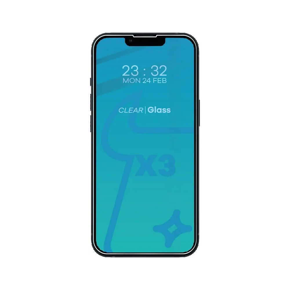 3x Szkło na ekran + szkło na aparat BIZON Clear do Apple iPhone 13 Mini