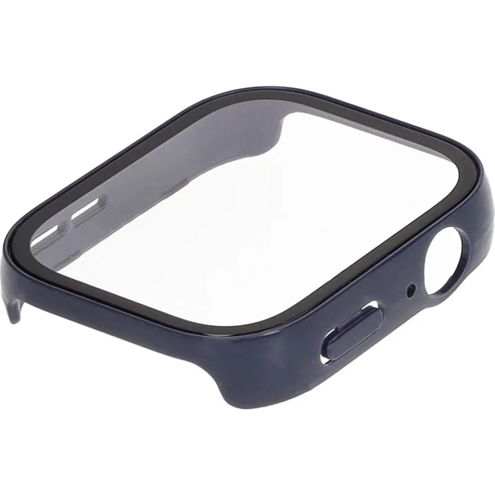 Etui Bizon Case+Glass Watch do Huawei Watch Fit 3 niebieskie