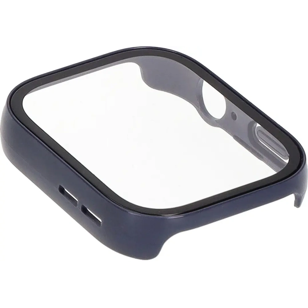 Etui Bizon Case+Glass Watch do Huawei Watch Fit 3 niebieskie