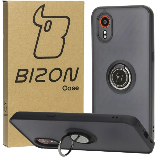 Buy Bizon Case Hybrid Ring Samsung Galaxy Xcover7 smoky with a black frame - BIZ5051 - {ean13} - Home Screen Store Europe