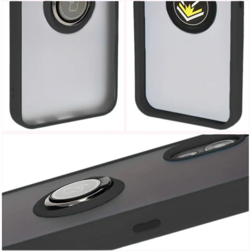 Kup Bizon Case Hybrid Ring Samsung Galaxy Xcover7 füstös színű fekete kerettel - BIZ5051 - {ean13} - Sklep Home Screen