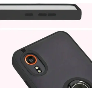 Kup Bizon Case Hybrid Ring Samsung Galaxy Xcover7 fumuriu cu un cadru negru - BIZ5051 - {ean13} - Sklep Home Screen