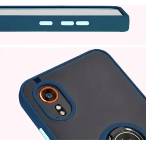 Kup Bizon Case Hybrid Ring Samsung Galaxy Xcover7 füstös színben, tengerészkék kerettel - BIZ5052 - {ean13} - Sklep Home Screen