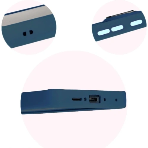 Buy Bizon Case Hybrid Ring Samsung Galaxy Xcover7 smoky with a navy blue frame - BIZ5052 - {ean13} - Home Screen Store Europe