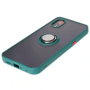 Kup Bizon Case Hybrid Ring Samsung Galaxy Xcover7 fumuriu cu un cadru verde închis - BIZ5053 - {ean13} - Sklep Home Screen