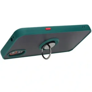Kup Bizon Case Hybrid Ring Samsung Galaxy Xcover7 fumuriu cu un cadru verde închis - BIZ5053 - {ean13} - Sklep Home Screen