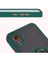 Buy Bizon Case Hybrid Ring Samsung Galaxy Xcover7 smoky with a dark green frame - BIZ5053 - {ean13} - Home Screen Store Europe