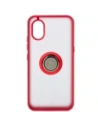 Buy Bizon Case Hybrid Ring Samsung Galaxy Xcover7 smoky with a red frame - BIZ5625 - {ean13} - Home Screen Store Europe