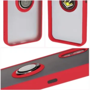 Kup Etui z uchwytem na palec Bizon Case Hybrid Ring do Samsung Galaxy Xcover7 przydymione z czerwoną ramką - BIZ5625 - {ean13} - Sklep Home Screen