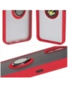 Buy Bizon Case Hybrid Ring Samsung Galaxy Xcover7 smoky with a red frame - BIZ5625 - {ean13} - Home Screen Store Europe