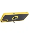 Kup Bizon Case Hybrid Ring Samsung Galaxy Xcover7 fumuriu cu un cadru galben - BIZ5627 - {ean13} - Sklep Home Screen
