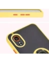 Kup Bizon Case Hybrid Ring Samsung Galaxy Xcover7 fumuriu cu un cadru galben - BIZ5627 - {ean13} - Sklep Home Screen