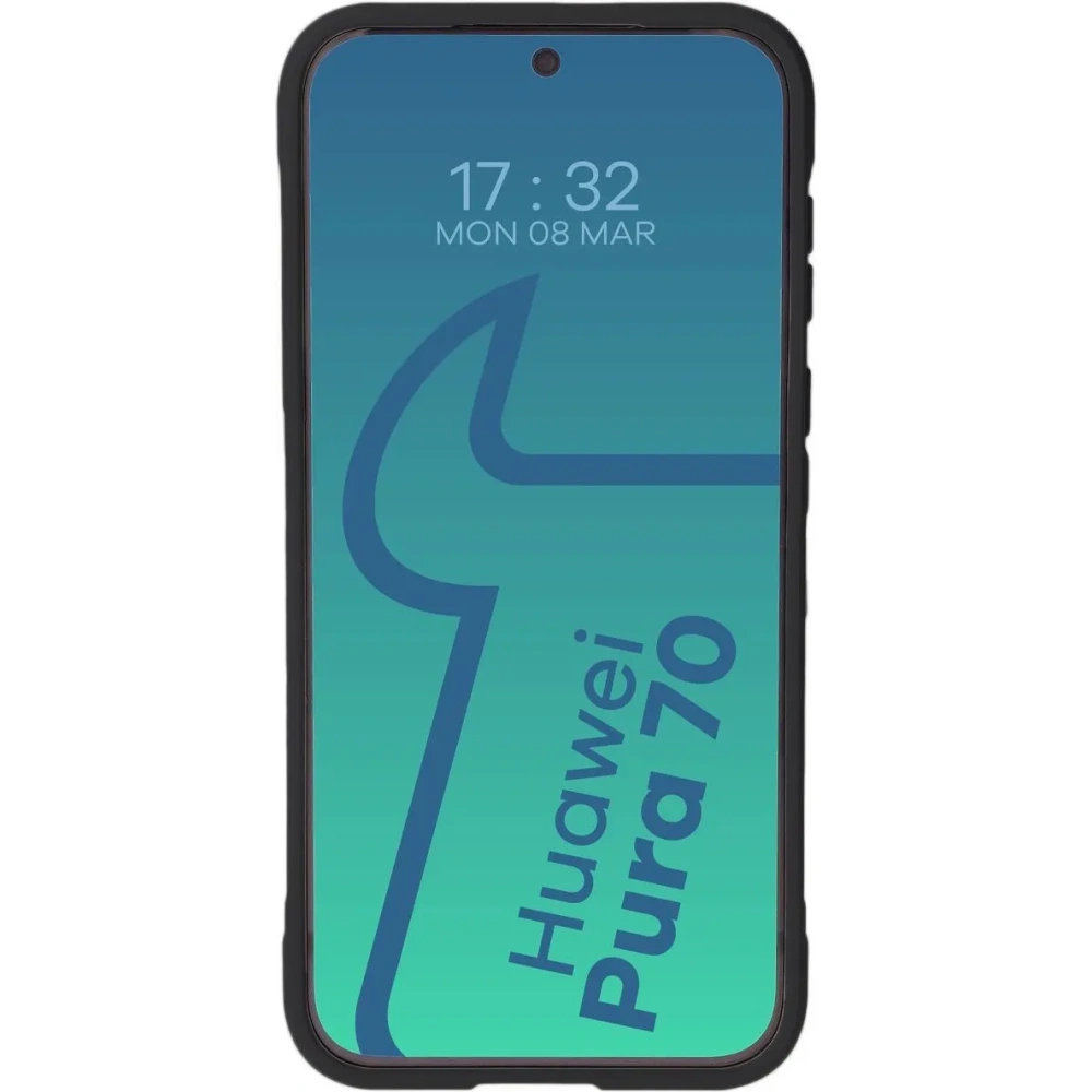 Pancerne etui Bizon Case Tur do Huawei Pura 70 czarne