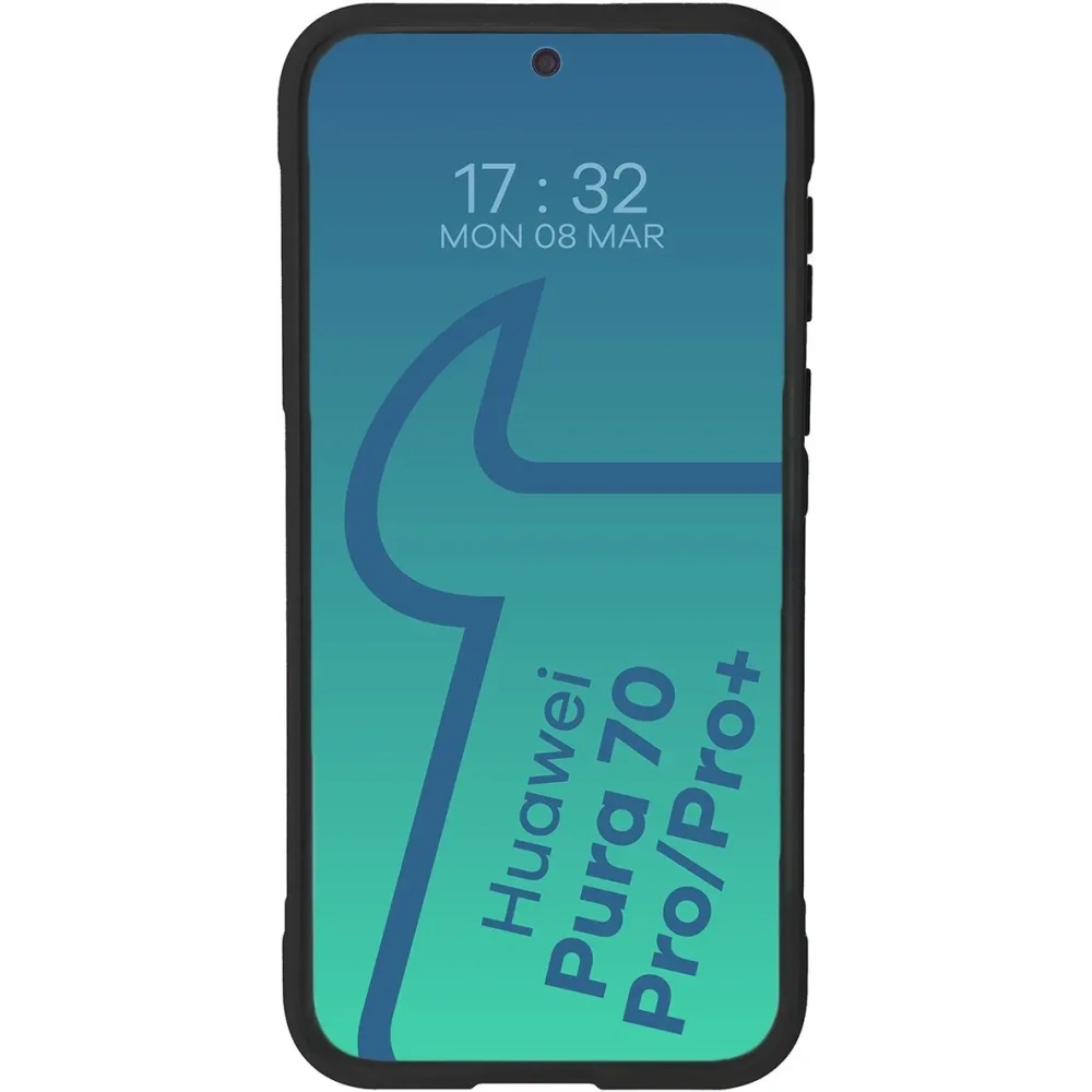 Pancerne etui Bizon Case Tur do Huawei Pura 70 Pro / Pro+ czarne
