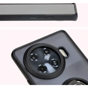 Kup Etui z uchwytem na palec Bizon Case Hybrid Ring do Tecno Spark 20 Pro+ przydymione z czarną ramką - BIZ5632 - {ean13} - Sklep Home Screen