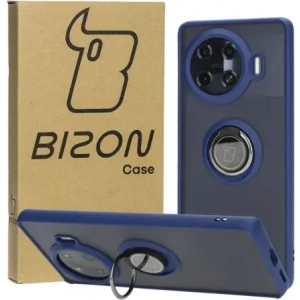 Kup Bizon Case Hybrid Gyűrű Tecno Spark 20 Pro+ füstös színben, tengerészkék kerettel - BIZ5633 - {ean13} - Sklep Home Screen