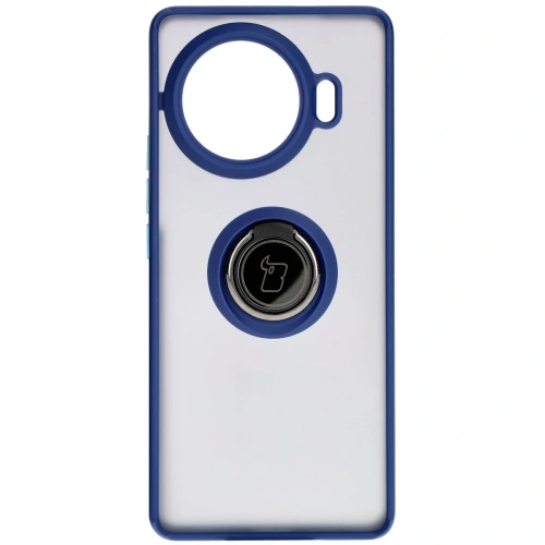 Kup Bizon Case Hybrid Gyűrű Tecno Spark 20 Pro+ füstös színben, tengerészkék kerettel - BIZ5633 - {ean13} - Sklep Home Screen