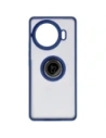 Kup Bizon Case Hybrid Ring Tecno Spark 20 Pro+ fumuriu cu un cadru albastru marin - BIZ5633 - {ean13} - Sklep Home Screen