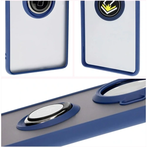 Kup Bizon Case Hybrid Gyűrű Tecno Spark 20 Pro+ füstös színben, tengerészkék kerettel - BIZ5633 - {ean13} - Sklep Home Screen