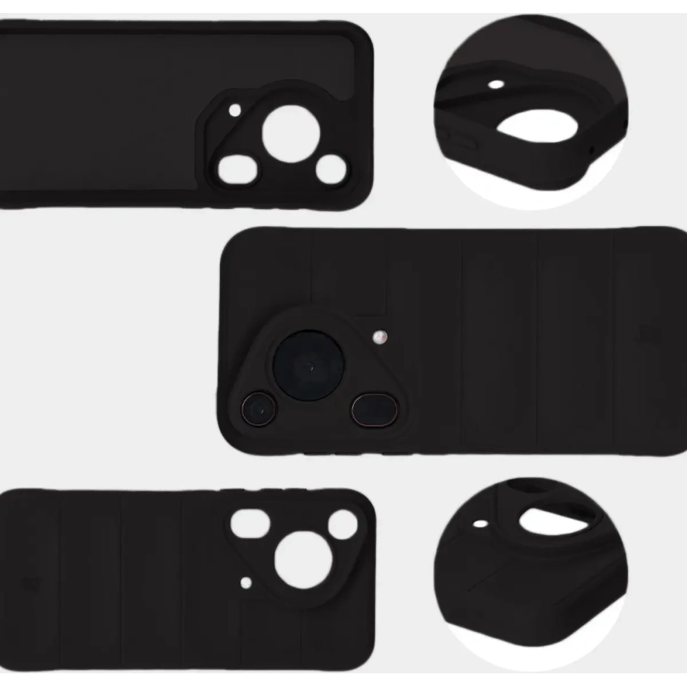 Pancerne etui Bizon Case Tur do Huawei Pura 70 Ultra czarne