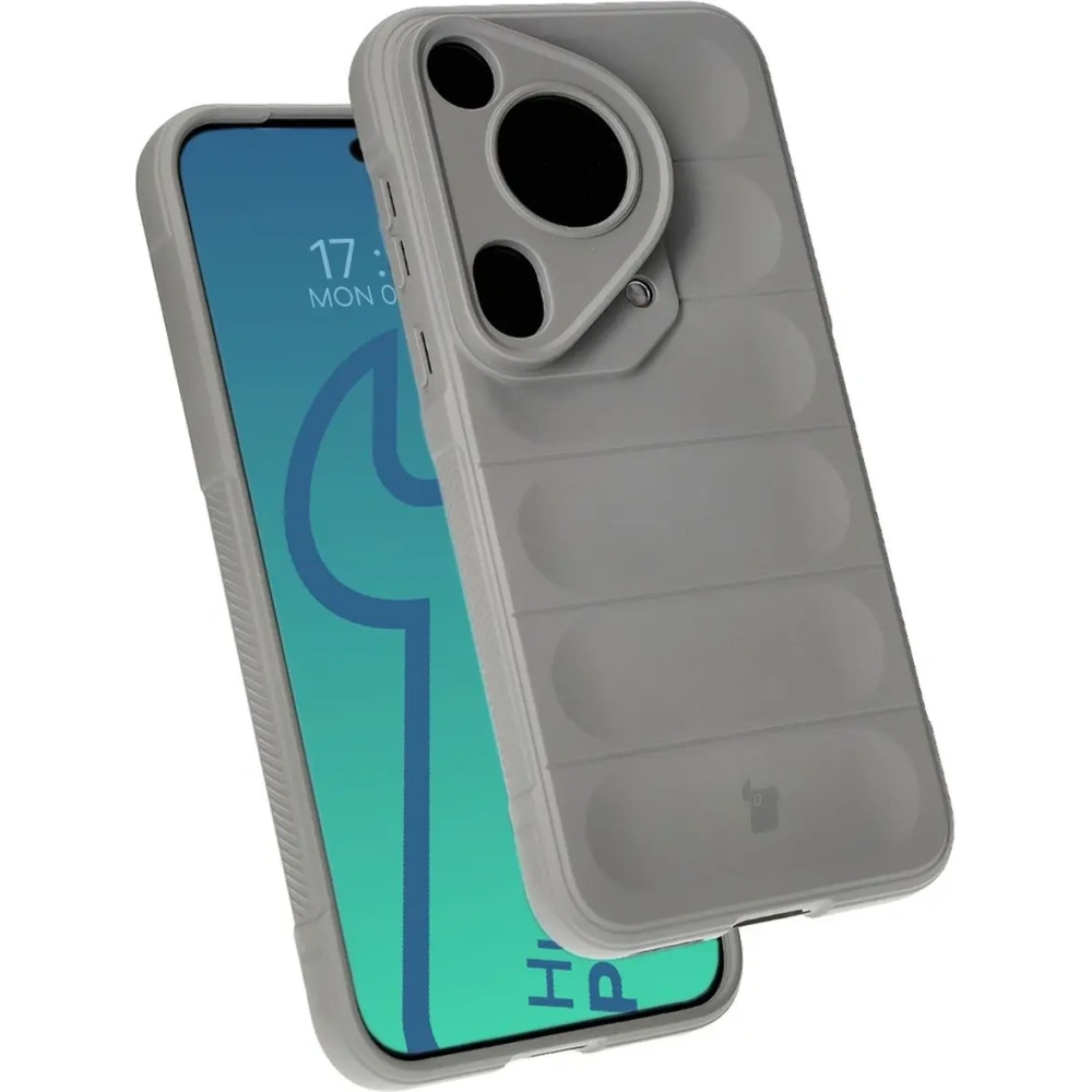 Pancerne etui Bizon Case Tur do Huawei Pura 70 Ultra jasnoszare