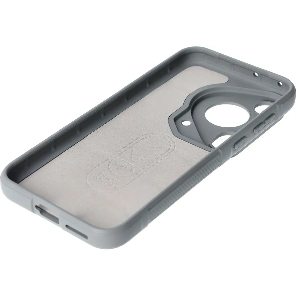 Pancerne etui Bizon Case Tur do Huawei Pura 70 Ultra jasnoszare