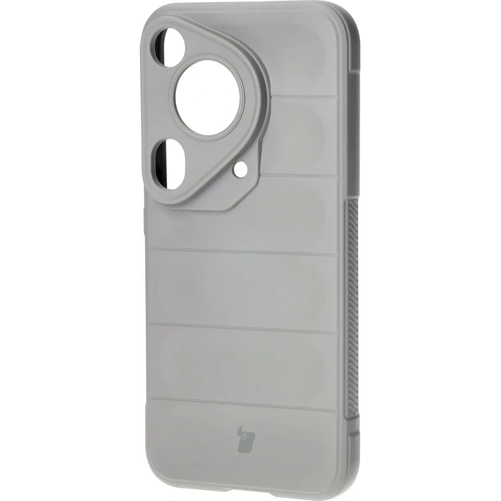Pancerne etui Bizon Case Tur do Huawei Pura 70 Ultra jasnoszare