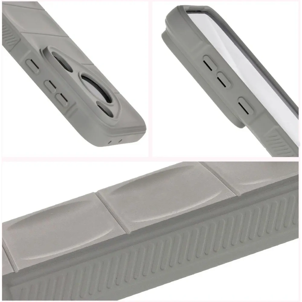 Pancerne etui Bizon Case Tur do Huawei Pura 70 Ultra jasnoszare