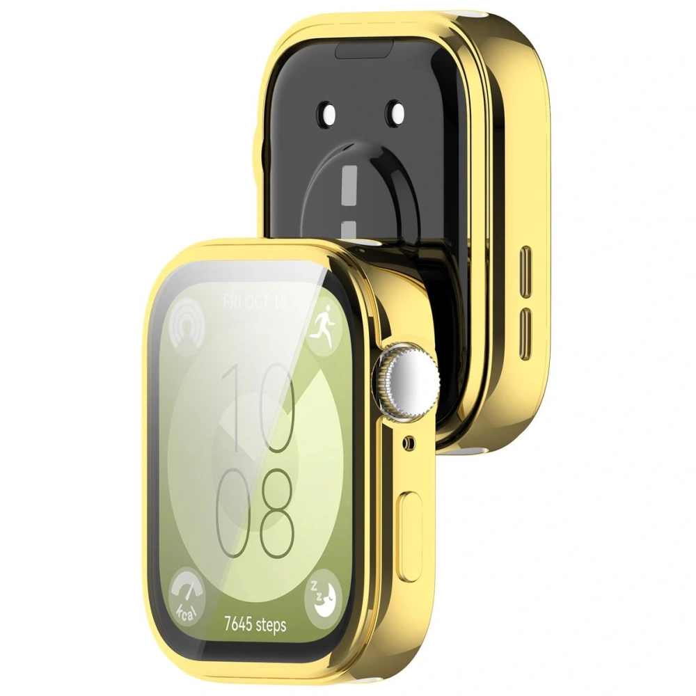 Etui z osłoną ekranu Bizon Case Watch Felipe do Huawei Watch Fit 3 złote