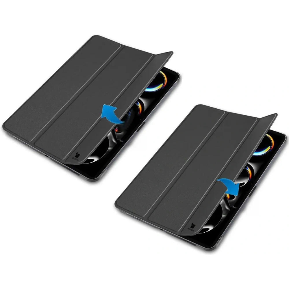 Etui Bizon Case Tab Croc do iPad Pro 11" 5 gen. 2024 czarne