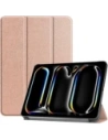 Bizon Case Tab Croc Apple iPad Pro 11" 5 gen. 2024 rose gold