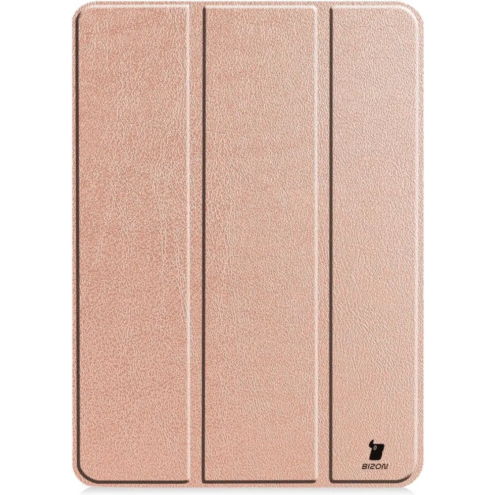 Etui Bizon Case Tab Croc do iPad Pro 11" 5 gen. 2024 różowozłote