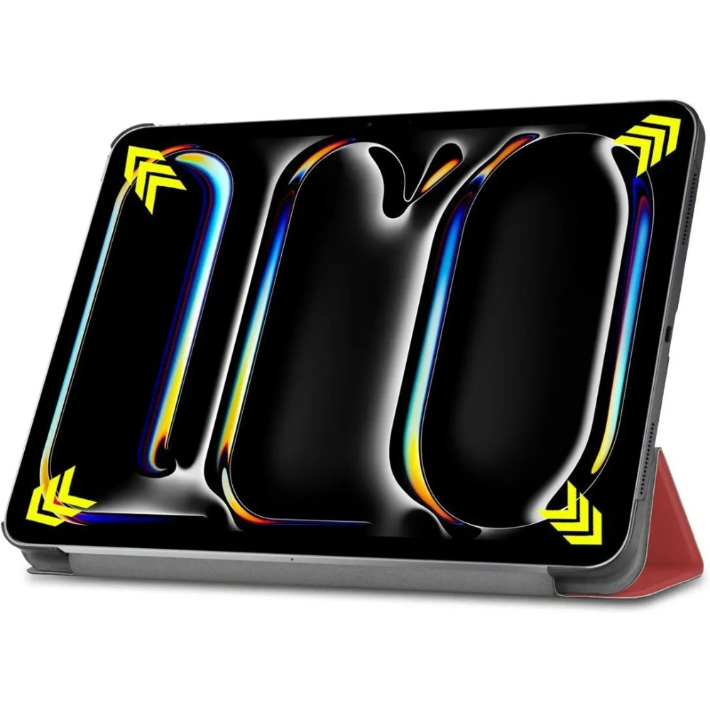 Etui Bizon Case Tab Croc do iPad Pro 11" 5 gen. 2024 burgundowe