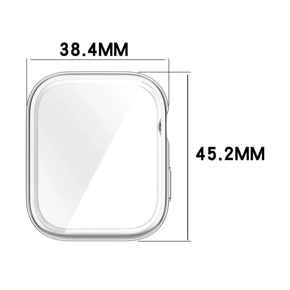 Etui z osłoną ekranu Bizon Case Watch Felipe do Huawei Watch Fit 3 srebrne