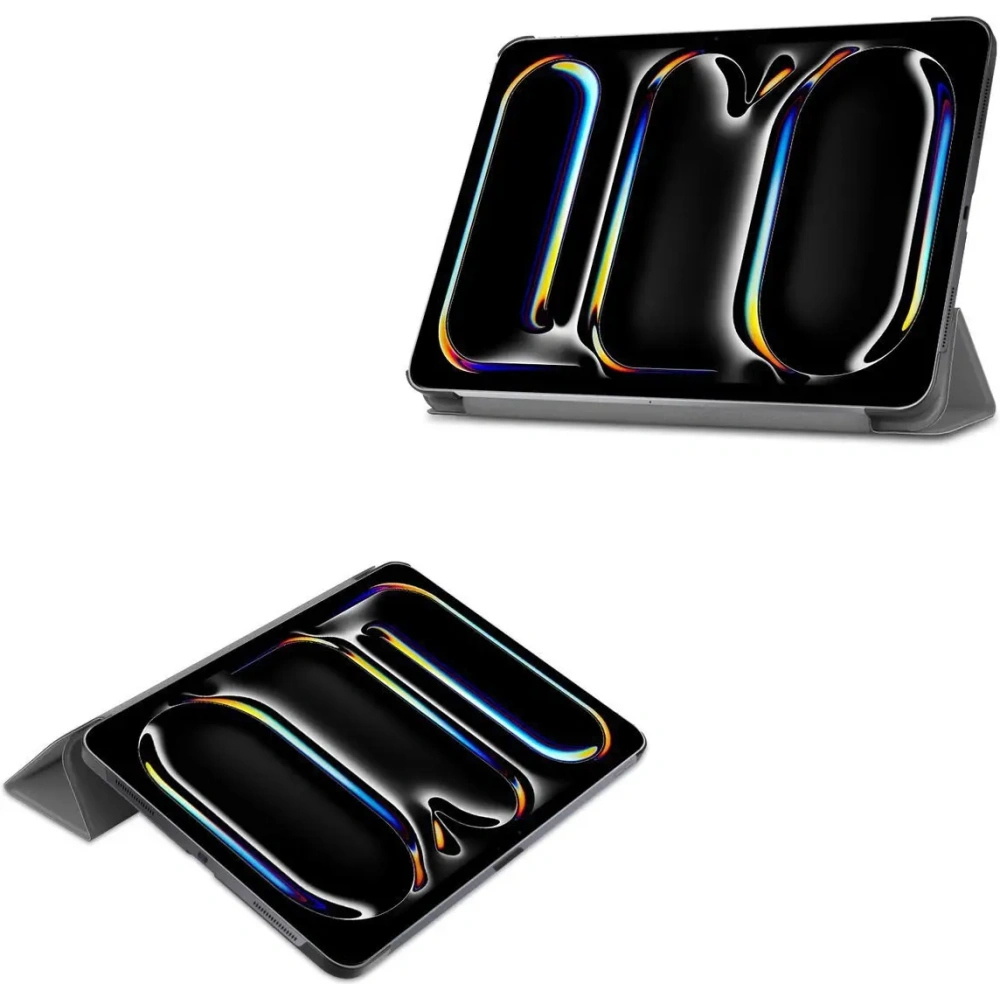 Etui Bizon Case Tab Croc do iPad Pro 11" 5 gen. 2024 szare