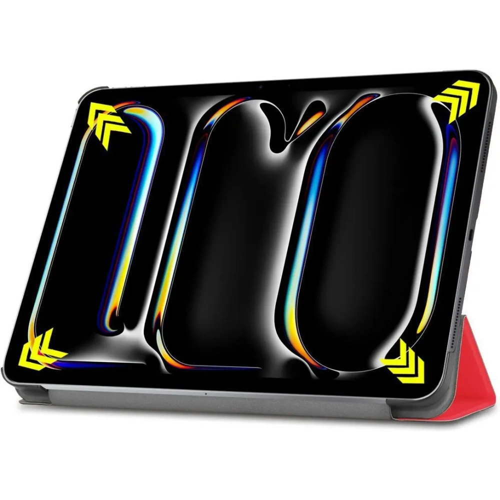 Etui Bizon Case Tab Croc do iPad Pro 11" 5 gen. 2024 czerwone