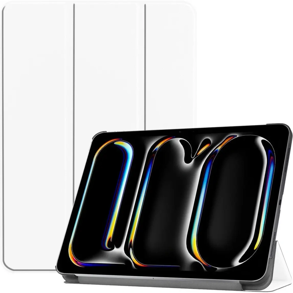 Etui Bizon Case Tab Croc do iPad Pro 11" 5 gen. 2024 białe