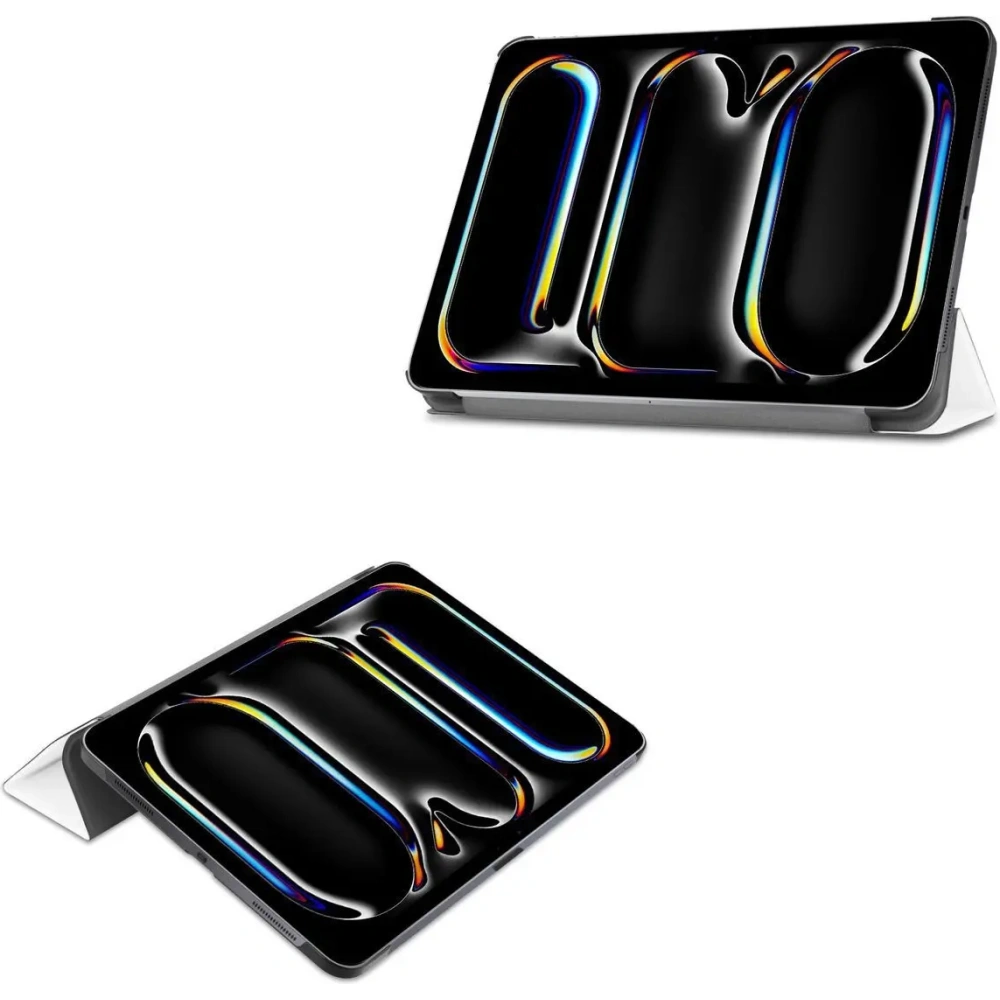 Etui Bizon Case Tab Croc do iPad Pro 11" 5 gen. 2024 białe