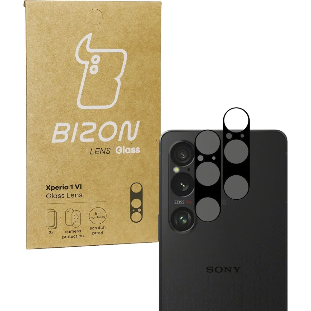 Szkło na aparat Bizon Glass Lens do Sony Xperia 1 VI [2 PACK]