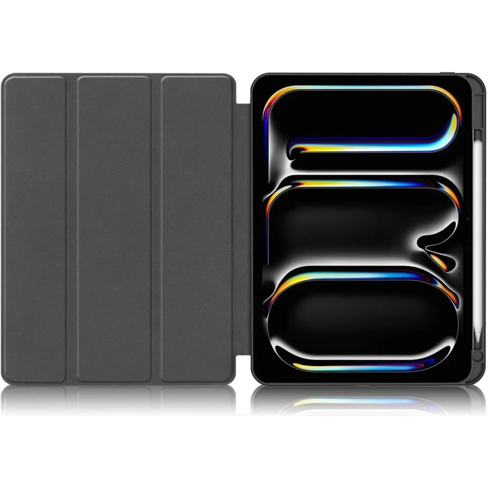 Etui Bizon Case Tab Lizard do iPad Pro 11" 5 gen. 2024 ciemnofioletowe