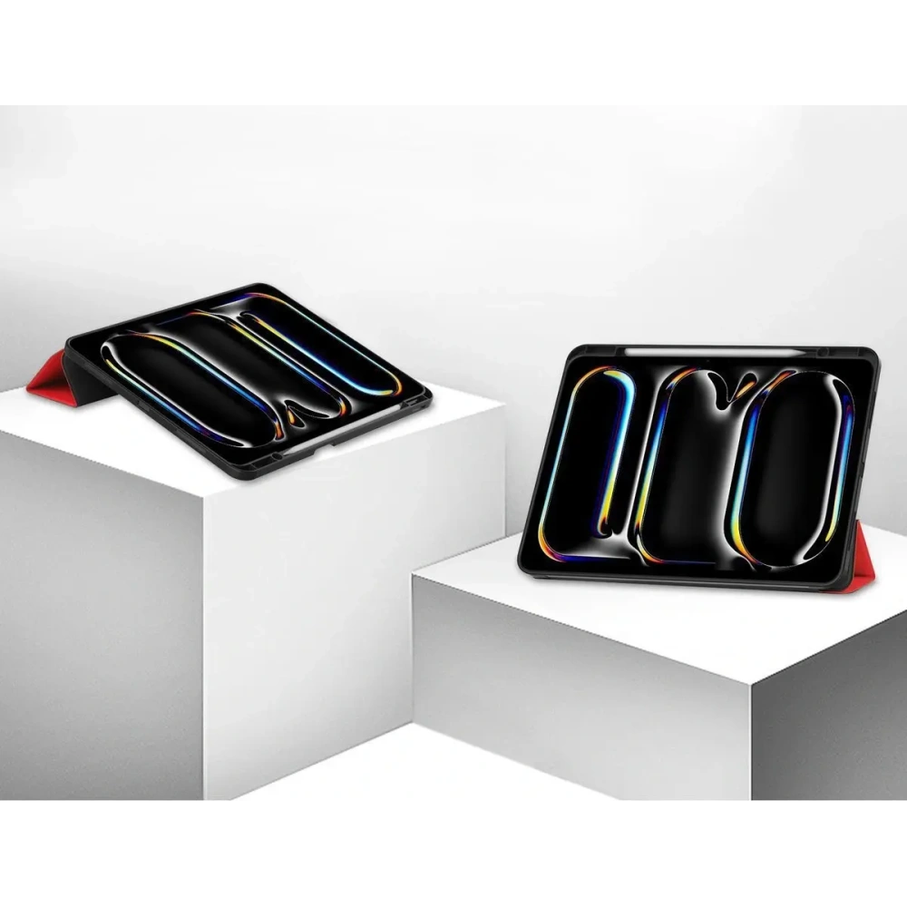 Etui Bizon Case Tab Lizard do iPad Pro 13" 7 gen. 2024 czerwone