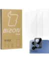 BIZON Clear 3x screen glass + camera glass Motorola Moto G34 5G