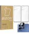 BIZON Edge 2x sticlă pentru ecran + sticlă pentru cameră Motorola Moto G34 5G