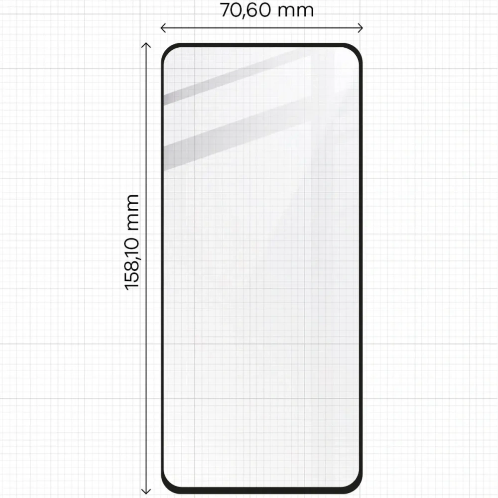 2x Szkło na ekran + szkło na aparat BIZON Edge do Motorola Moto G34 5G