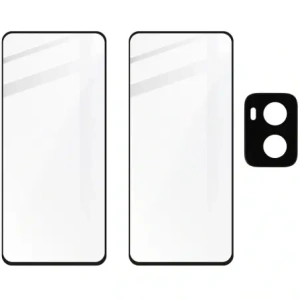 Buy BIZON Edge 2x screen glass + camera glass Motorola Moto G34 5G - BIZ5665 - {ean13} - Home Screen Store Europe