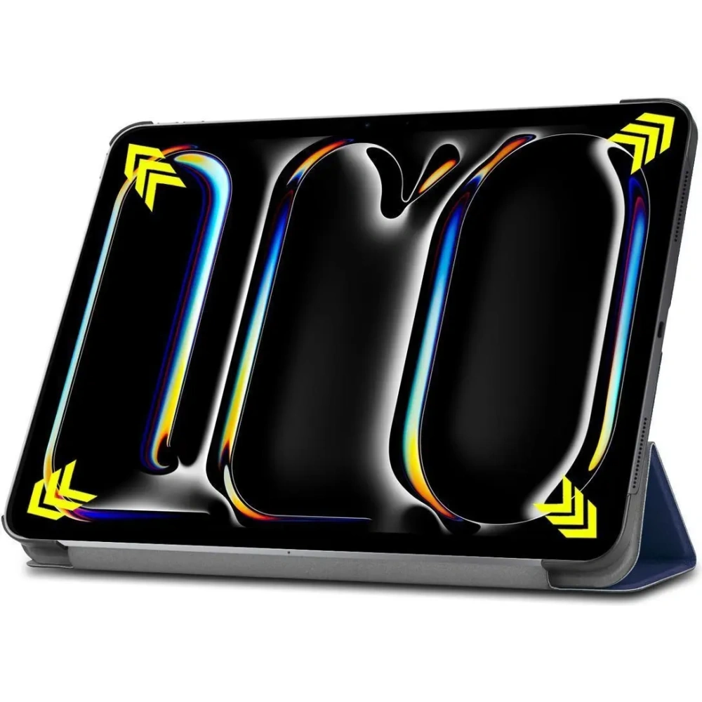 Etui Bizon Case Tab Croc do iPad Pro 13" 7 gen. 2024 granatowe