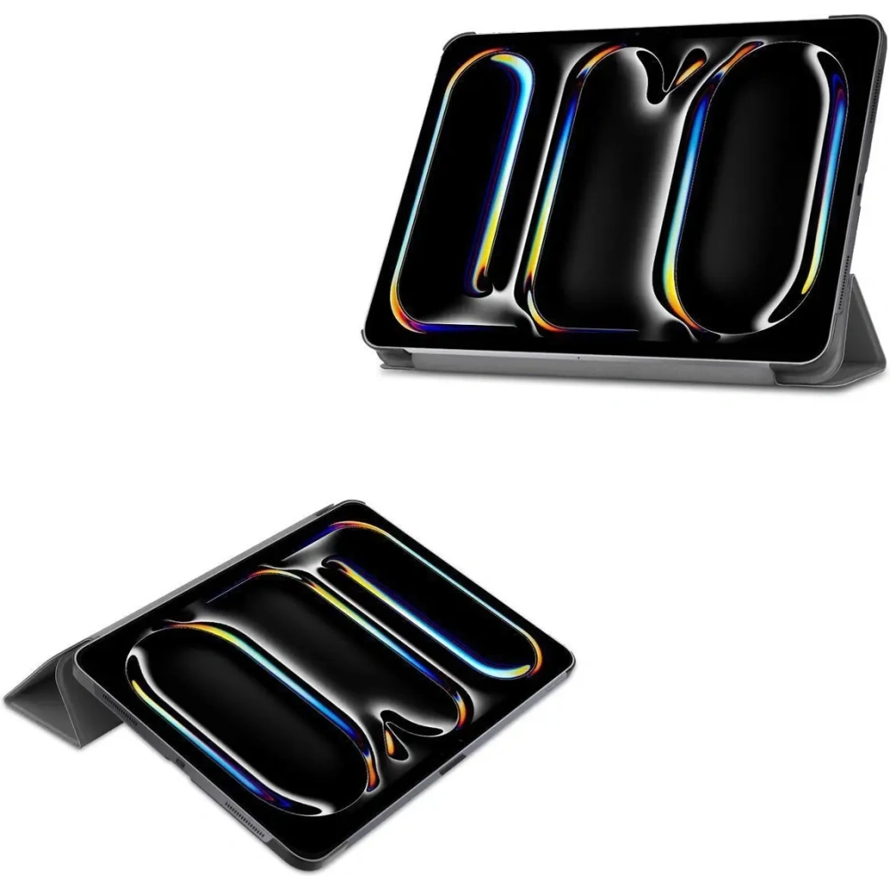 Etui Bizon Case Tab Croc do iPad Pro 13" 7 gen. 2024 szare