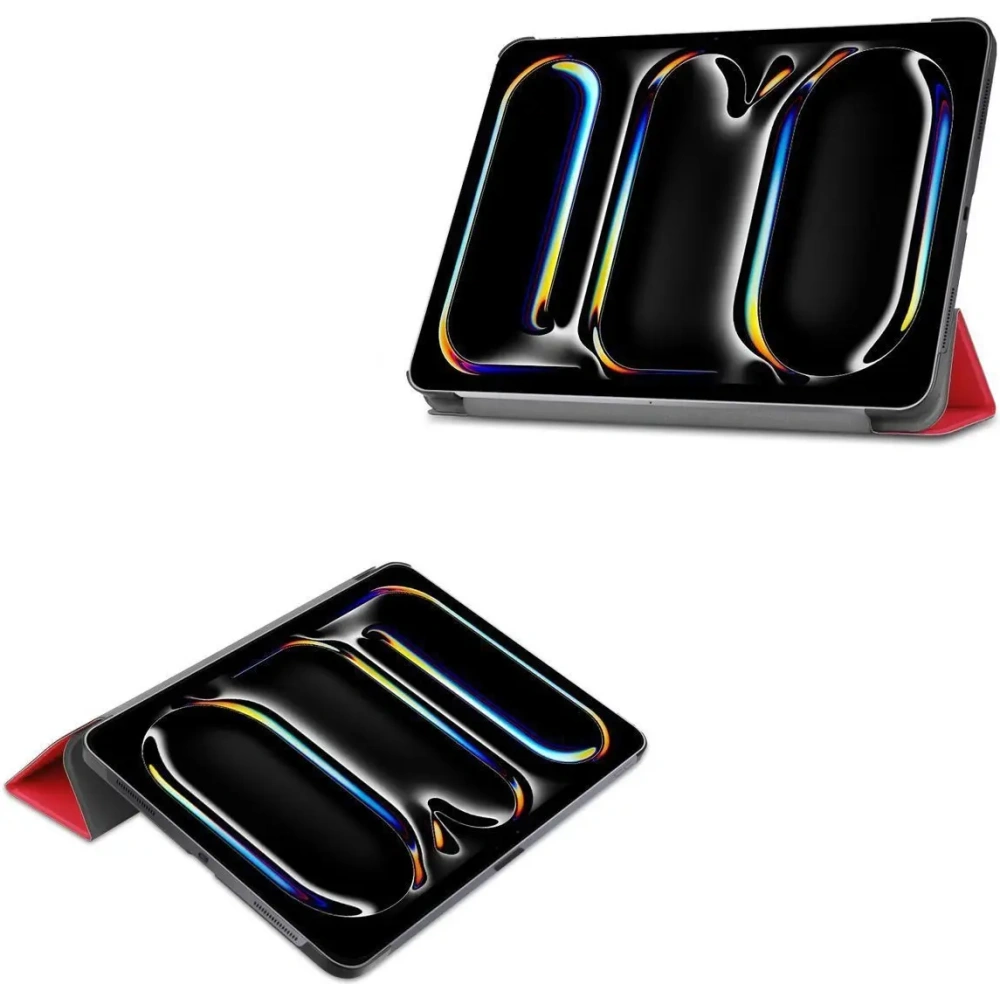 Etui Bizon Case Tab Croc do iPad Pro 13" 7 gen. 2024 czerwone