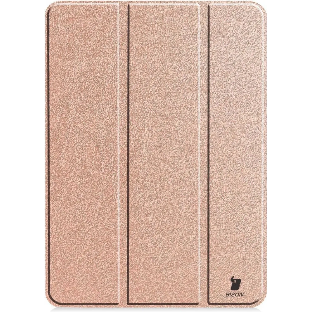 Etui Bizon Case Tab Croc do iPad Pro 13" 7 gen. 2024 różowozłote