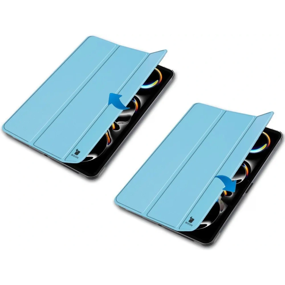 Etui Bizon Case Tab Croc do iPad Pro 11" 5 gen. 2024 błęktine